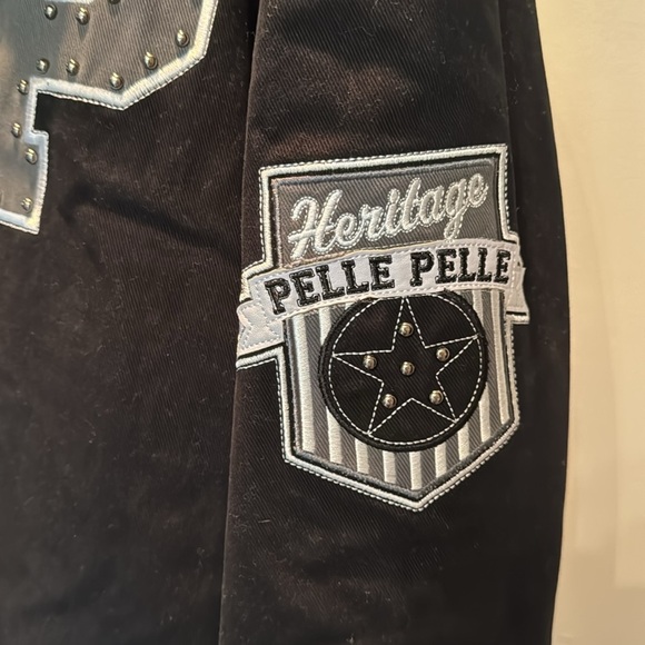 Pelle Pelle vintage all American Black bomber Jacket EUC 4XL - Picture 7 of 15